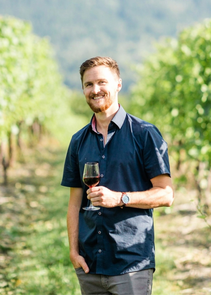 Winemaker Wes Hagenfeldt of Baillie-Grohman Estate Winery